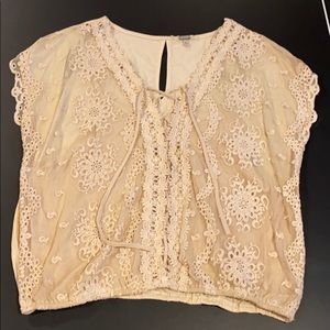 Gimmicks Lace-up top